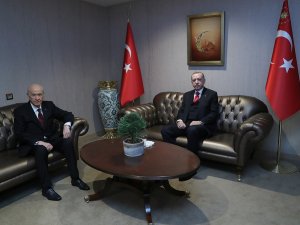 Cumhurbaşkanı Erdoğan, Devlet Bahçeli İle Bir Araya Geldi