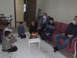 Kardan Pastayla Doğum Günü Kutlanan Çocuğa Valilikten Sürpriz