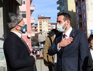 AK Parti Rize Merkez İlçe Başkanı Ak, Esnaf Ziyaretlerinde