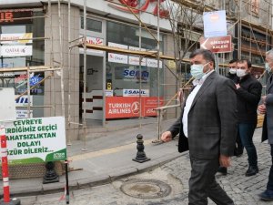 Giresun’da Cephe Giydirme Ve Sokak Sağlıklaştırma Çalışmaları Başladı