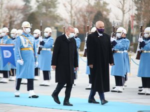 Cumhurbaşkanı Erdoğan, Arnavutluk Başbakanını Resmi Törenle Karşıladı