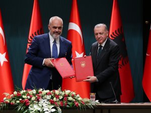 Cumhurbaşkanı Erdoğan-arnavutluk Başbakanı Rama Ortak Basın Toplantısı
