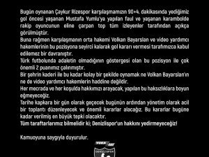 Denizlispor’dan Fotoğraflı Gol Tepkisi