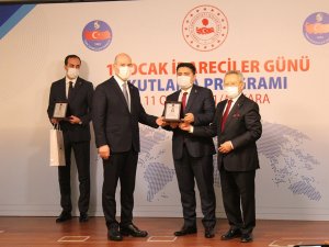 10 Ocak İdareciler Günü Ödülleri Sahiplerine Takdim Edildi