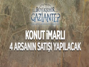 Konut İmarlı 4 Arsa İhale Yoluyla Satışa Çıkıyor