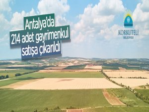 Antalya'da 214 Adet Gayrimenkulü Satışa Çıkıyor