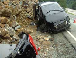 Çamlıhemşin'de trafik kazası