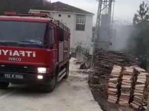 Ordu’da Fırtına, Trafo Yangınına Yol Açtı