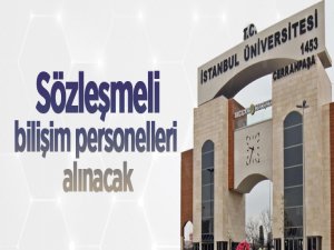 İstanbul Üniversitesi-Cerrahpaşa sözleşmeli bilişim personelleri alacak