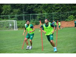 Bursaspor Sıcak Havaya Rağmen Tempoyu Arttırdı