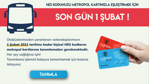 Trabzon'da toplu taşıma araçlarında HES kodu zorunlu oldu