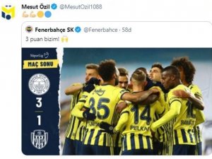 Mesut Özil’in Galibiyet Paylaşımı