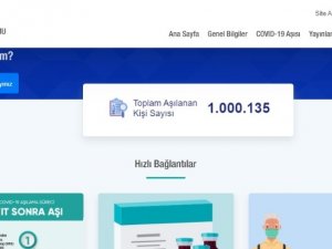 Covid-19 İle Mücadele Kapsamında Türkiye Genelinde Aşı Olan Kişi Sayısı 1 Milyonu Geçti