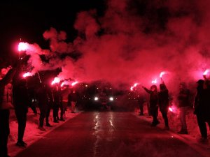 Fenerbahçe Kafilesine Sivas’ta Coşkulu Karşılama