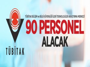 TÜBİTAK 90 personel alacak