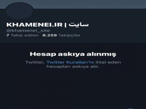 Twitter, İran Dini Lideri Hamaney’e Ait Hesabı Askıya Aldı