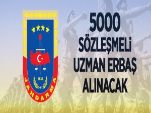 5.000 Sözleşmeli Uzman Erbaş Alınacak