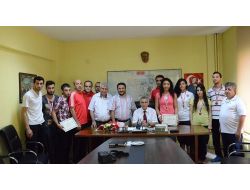 Hadi Şampiyon Sporcuları Kabul Etti
