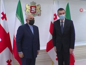 İran Dışişleri Bakanı Zarif, Gürcistan Başbakanı Gakharia İle Görüştü