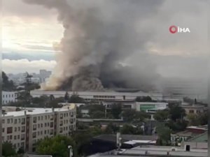 Brezilya’daki Dünya Kupası Stadı Alev Alev Yandı