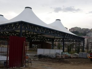 Trabzon Millet Bahçesi Son Şeklini Almaya Başladı