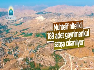 Korkuteli Belediyesi 189 adet gayrimenkulü satışa Çıkartıyor