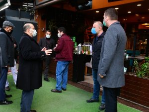 Vali Ustaoğlu Korona Virüs Denetiminde