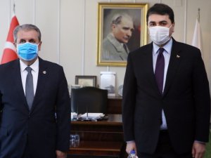 Bbp Lideri Destici’den Dp Genel Başkanı Uysal’a ’Yeni Anayasa’ Ziyareti