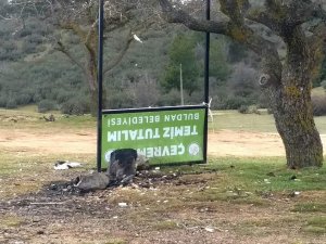Yayla Gölünde Çirkin Manzaralar