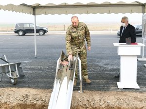 Cumhurbaşkanı İlham Aliyev, Horadiz-ağbend Demiryolunun Temelini Attı