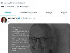 Milli Eğitim Bakanı Selçuk: “Türkiye’nin Başı Sağ Olsun”
