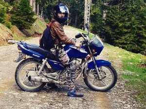 Motosiklet Tutkunu Gençten Geriye Bu Fotoğrafı Kaldı