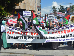 Ardeşen'de İsrail Protestosu