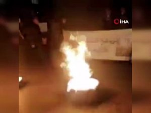 Lübnan’da Beyrut Patlamasında Yakınlarını Kaybeden Ailelerden Protesto