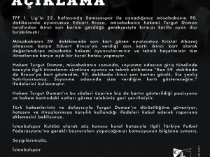 İstanbulspor: "Kural Hatasıyla İlgili Tff’ye Başvuracağız"