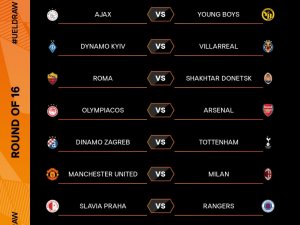Uefa Avrupa Ligi Son 16 Turu’nda Eşleşmeler Belli Oldu