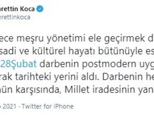 Bakan Koca: "Darbenin Her Türlüsünün Karşısında, Millet İradesinin Yanındayız"