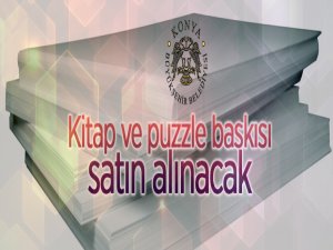 20 bin adet kitap ve 7 bin adet puzzle baskısı satın alınacak