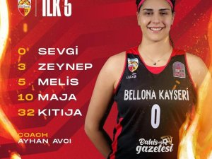 Bellona Kayseri Basketbol’da 5 Oyuncu Çift Haneli Sayılara Ulaştı