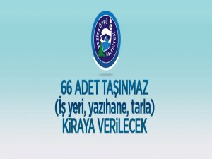 Vezirköprü Belediyesi'ne ait 66 adet taşınmaz ihale ile kiraya verilecek