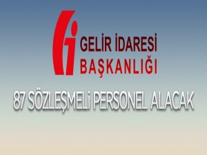 Gelir İdaresi Başkanlığı 87 sözleşmeli tekniker alacak