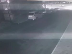 Giresun’da Motosiklet Kazası Güvenlik Kameralarına Yansıdı