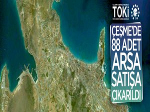 Çeşme'de 88 adet arsa satılacak