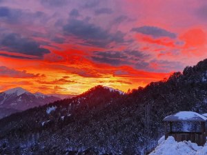 Zigana Dağında Muhteşem Günbatımı Manzaraları