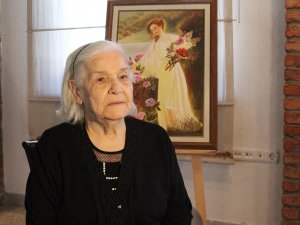 91 Yaşındaki Vedia Lokman İlk Resim Sergisini Açtı