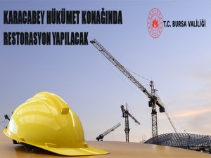 Karacabey Hükümet Konağı Restorasyonu Uygulaması İşi Yaptırılacak