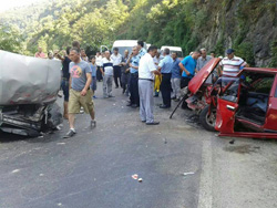 Giresun'da Trafik Kazası 4 Yaralı
