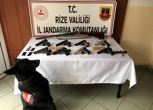 Rize'de Kaçak Silah Atölyesine Operasyon: 2 Gözaltı