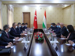 Çavuşoğlu, Tacikistan Temsilciler Meclisi Başkanı Zokirzoda İle Görüştü
