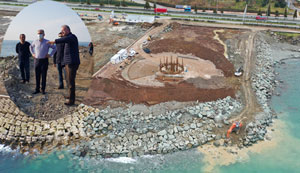 Rize Belediye Başkanı Metin, Deniz Feneri Sosyal Tesisinde İncelemede
